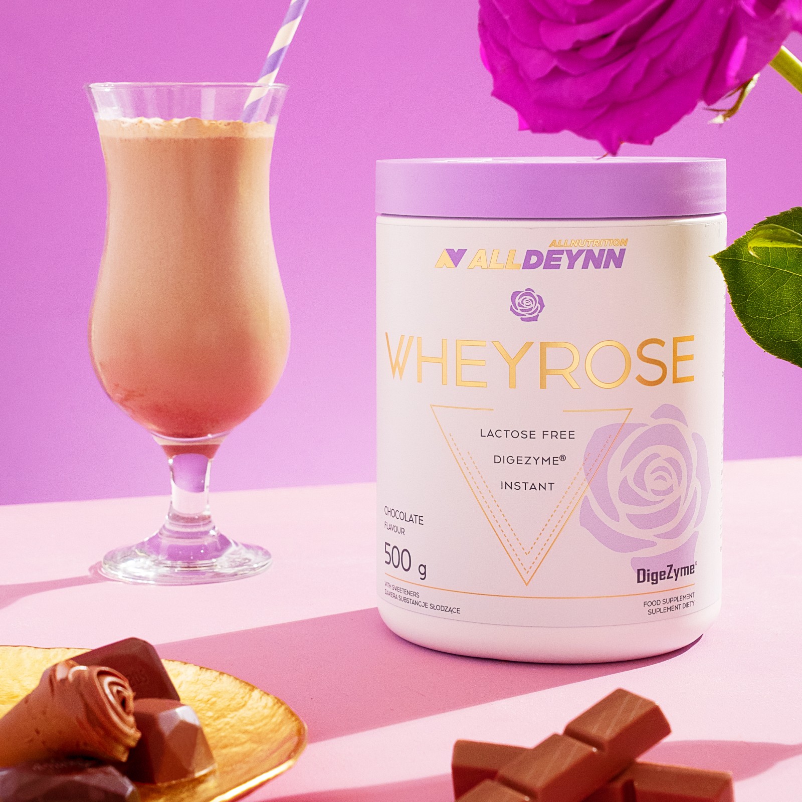ALLNUTRITION ALLDEYNN WHEYROSE 500 g - Image 3