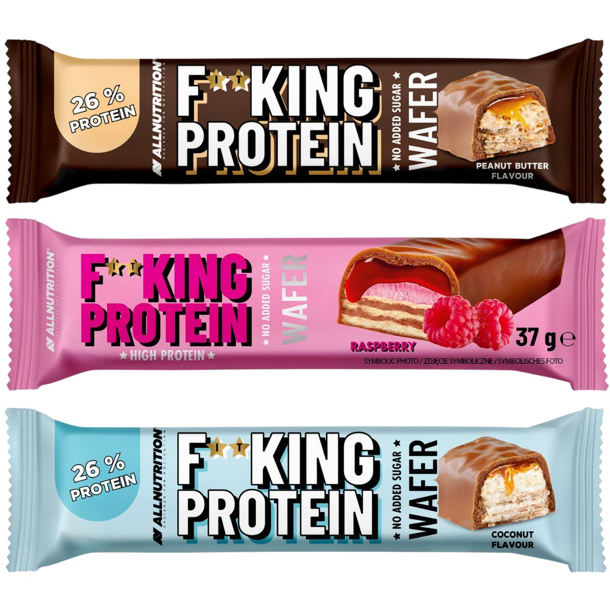 ALLNUTRITION FITKING PROTEIN WAFER 37 g - Image 2