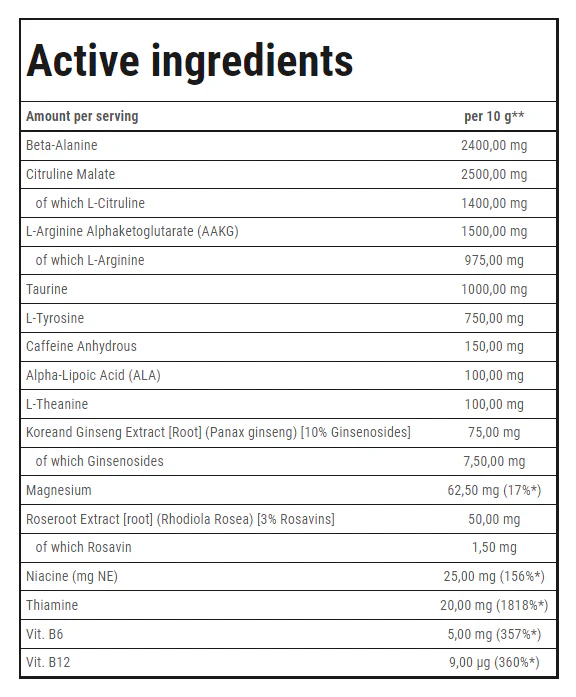 TREC BOOGIEMAN Pre Workout 300g - Image 2